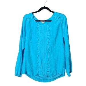 Northern Reflections Lightweight Peasent Blouse Sm NWOT